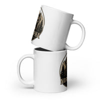 White glossy mug